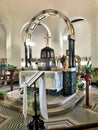 A view of the inside of the Church of the Beatitudes