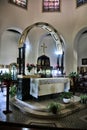 A view of the inside of the Church of the Beatitudes