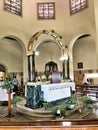 A view of the inside of the Church of the Beatitudes