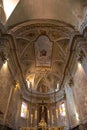 view inside church Calvi,