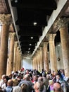 A view of the inside of the Church of the Nativity Royalty Free Stock Photo