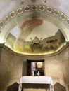 A view of the inside of the Church of Transfiguration Royalty Free Stock Photo