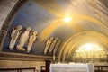 A view of the inside of the Church of Transfiguration Royalty Free Stock Photo