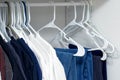 View inside closet Royalty Free Stock Photo