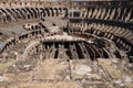 View inside the Coliseum, Rome, Italy Royalty Free Stock Photo