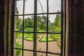 View from inside of the garden of the Gwydir Castle