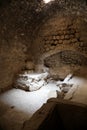 View of inside of kerak castle in jordan