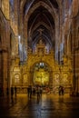 View inside Leon Cathedral