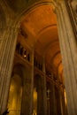 View inside Lisbon Cathedral: the gotic cloisters Royalty Free Stock Photo