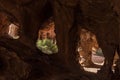 View from inside the main Stadsaal Cave