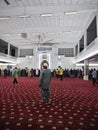 View inside of Masjid in Malaysia on Maghrib prayer time