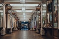 View inside Princes Arcade in St James, London, UK