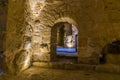 A view inside the restored Ajloun Castle, Jordan Royalty Free Stock Photo