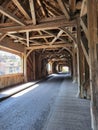 View inside Rheinbrucke bridge. Royalty Free Stock Photo