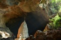 View inside sacred Sadan Cave in Hpa-An, Myanmar.