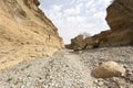 A view inside Sesriem canyon Royalty Free Stock Photo