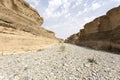 A view inside Sesriem canyon Royalty Free Stock Photo