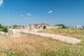 View inside Skopje Fortress. Remains of a 6th-century hilltop stone fortress