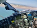 Small Aircraft Flightdeck Royalty Free Stock Photo