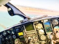 Small Aircraft Flightdeck Royalty Free Stock Photo