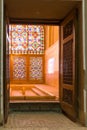 View inside the structure under the windcatcher of Dowlat Abad G