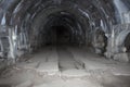 View from the inside to caravanserai on Selim Vardenyats Pass.