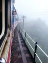 A view from inside a train carriage