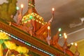 View inside of Wat Chantaransay or Candaransi Pagoda - Khmer pagoda Royalty Free Stock Photo