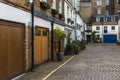 View on an interesting street, characteristic buildings English