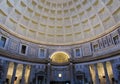 Pantheon interior in Rome, Italy Royalty Free Stock Photo