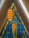 Arctic Cathedral, Tromso, Norway. Interior