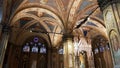 Interior of the Church of Orsanmichele, the Church of the Arti, the ancient Florentine guilds Royalty Free Stock Photo