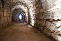 View at the interior of fort Karak in Jordan Royalty Free Stock Photo