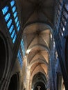 View of the interior of the gothic Cathedral of Avila in Spain