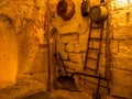 Historical Home Cave, Matera, Italy Royalty Free Stock Photo