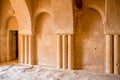 View at the interior of Kharana Desert castle in estern Jordan