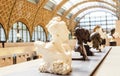 View of the interior of the Musee d`Orsay, Paris