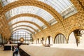 View of the interior of the Musee d`Orsay, Paris