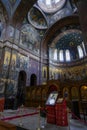 Interior of the Panteleimon Cathedral of the Christian New Athos Simon-Kananite Monastery in Abkhazia, founded in 1875 and