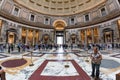 View of the interior of the Pantheon, Rome, Italy Royalty Free Stock Photo
