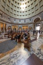 View of the interior of the Pantheon, Rome, Italy