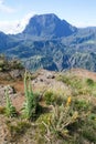 View into the interior of Reunion Island Royalty Free Stock Photo