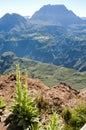 View into the interior of Reunion Island Royalty Free Stock Photo