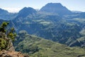 View into the interior of Reunion Island Royalty Free Stock Photo