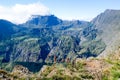 View into the interior of Reunion Island Royalty Free Stock Photo