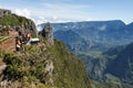 View into the interior of Reunion Island Royalty Free Stock Photo