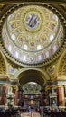 Interior of Saint Stephen Basilica, Budapest, Hungary Royalty Free Stock Photo