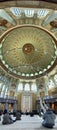 View of the Interior of the Taksim Mosque in Taksim Square district