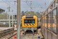 View of the interior of the train station in Coimbra Royalty Free Stock Photo