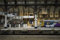 View of the interior of the train station in York Royalty Free Stock Photo